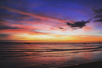 Sunset at Solangon Beach