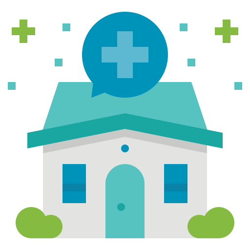 Stay at home - Free healthcare and medical icons
